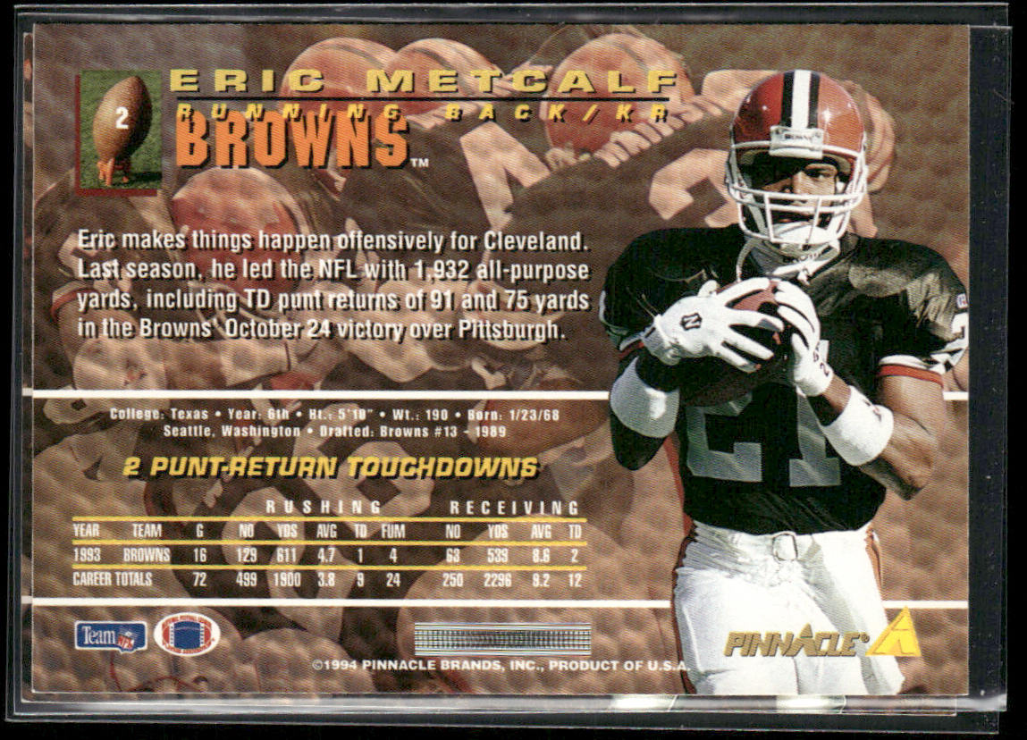Deion Sanders 1994 Pinnacle #1 Atlanta Falcons