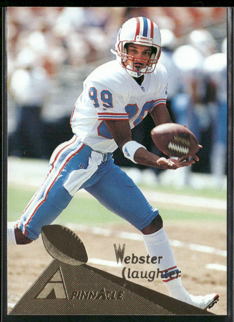 Webster Slaughter 1994 Pinnacle #29 Houston Oilers