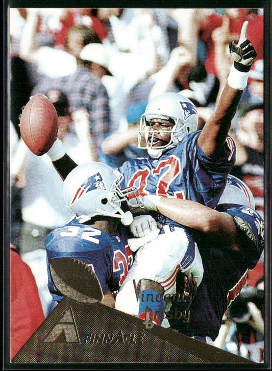 Vincent Brisby 1994 Pinnacle #45 New England Patriots
