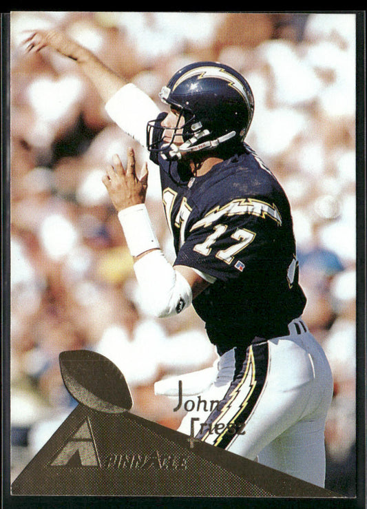 John Friesz 1994 Pinnacle #48 Washington Redskins