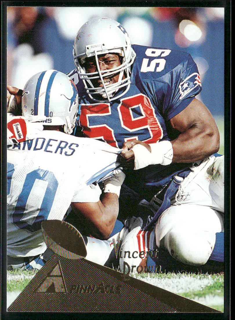 Vincent Brown 1994 Pinnacle #52 New England Patriots