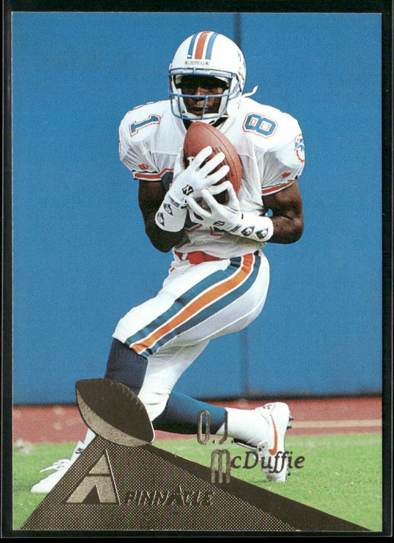 O.J. McDuffie 1994 Pinnacle #62 Miami Dolphins