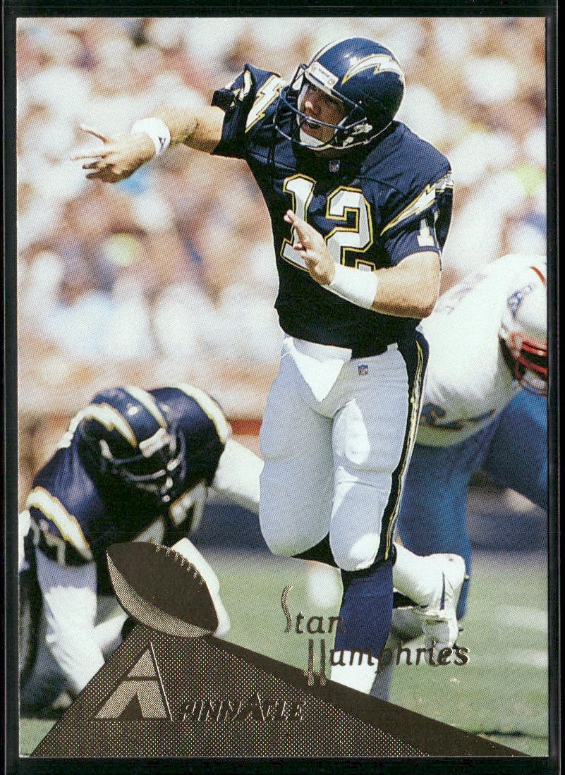 Stan Humphries 1994 Pinnacle #112 San Diego Chargers