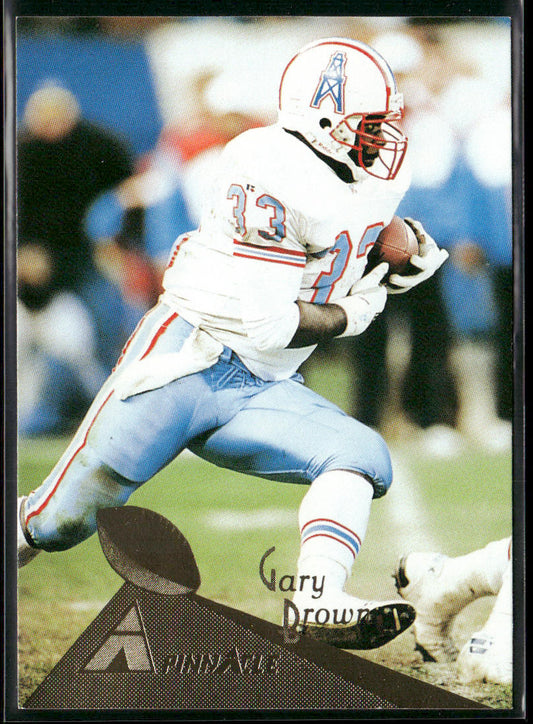 Gary Brown 1994 Pinnacle #118 Houston Oilers