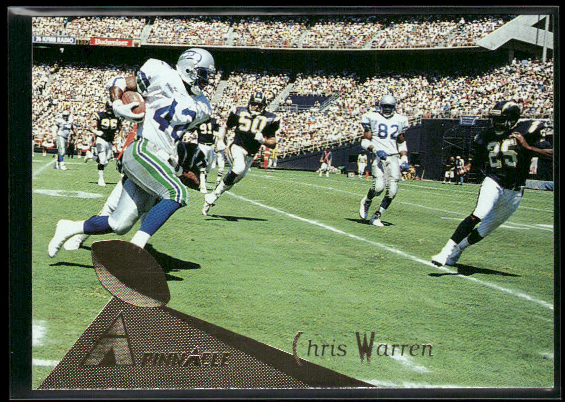 Chris Warren 1994 Pinnacle #122 Seattle Seahawks