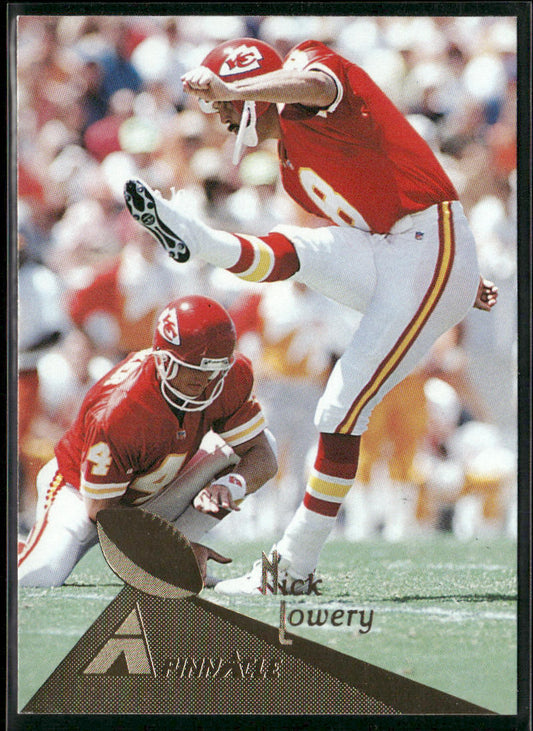 Nick Lowery 1994 Pinnacle #143 Kansas City Chiefs