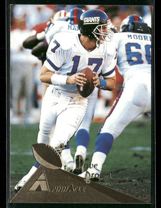 Dave Brown 1994 Pinnacle #262 New York Giants