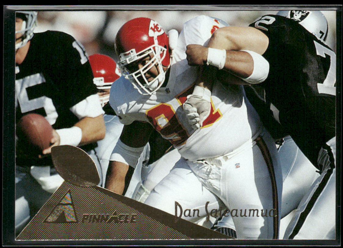 Dan Saleaumua 1994 Pinnacle #265 Kansas City Chiefs