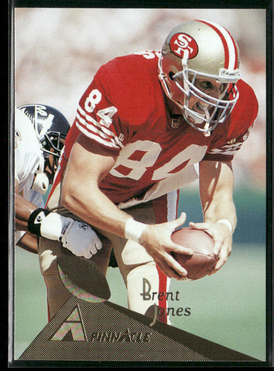 Brent Jones 1994 Pinnacle #162 San Francisco 49ers