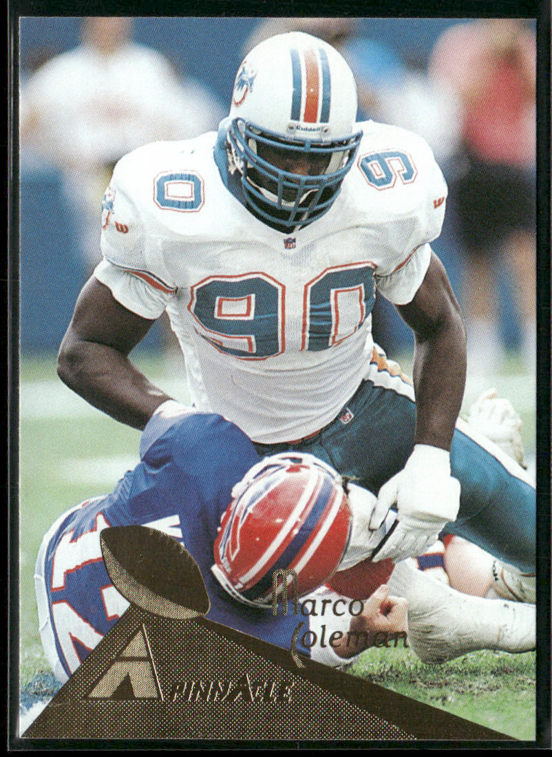 Marco Coleman 1994 Pinnacle #165 Miami Dolphins