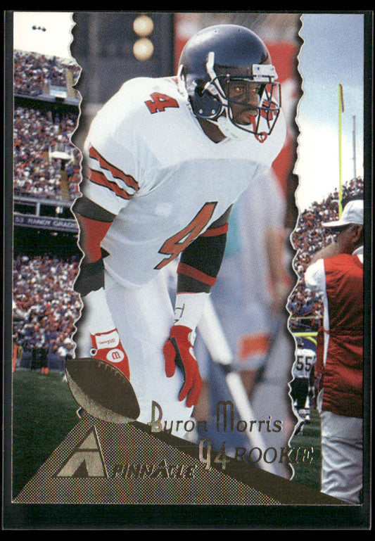 Byron Morris 1994 Pinnacle #192 RC Pittsburgh Steelers