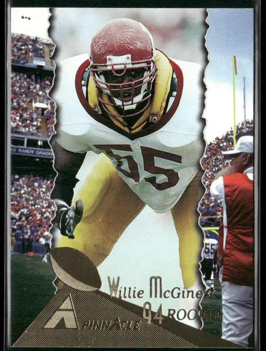 Willie McGinest 1994 Pinnacle #200 RC New England Patriots