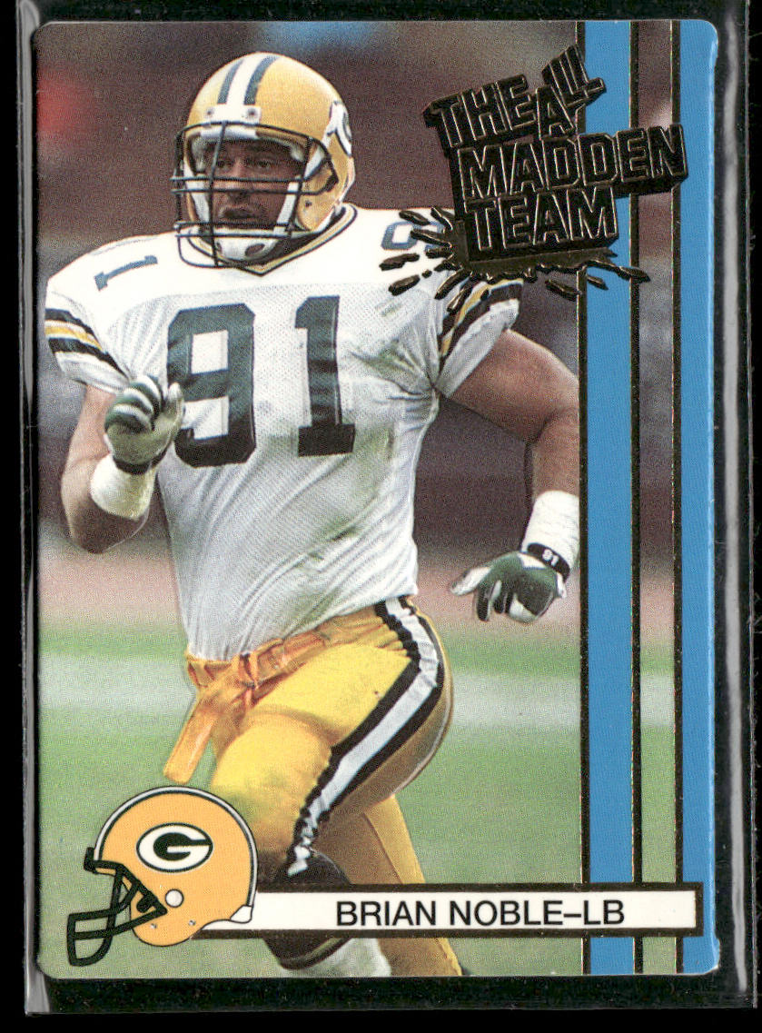 Brian Noble 1990 Action Packed All-Madden #53 Green Bay Packers