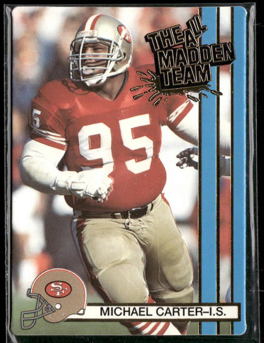 Michael Carter 1990 Action Packed All-Madden #42 San Francisco 49ers