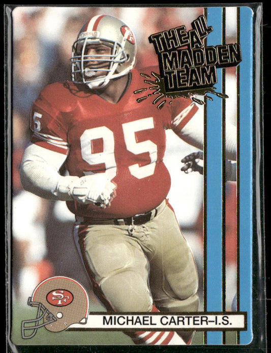 Michael Carter 1990 Action Packed All-Madden #42 San Francisco 49ers