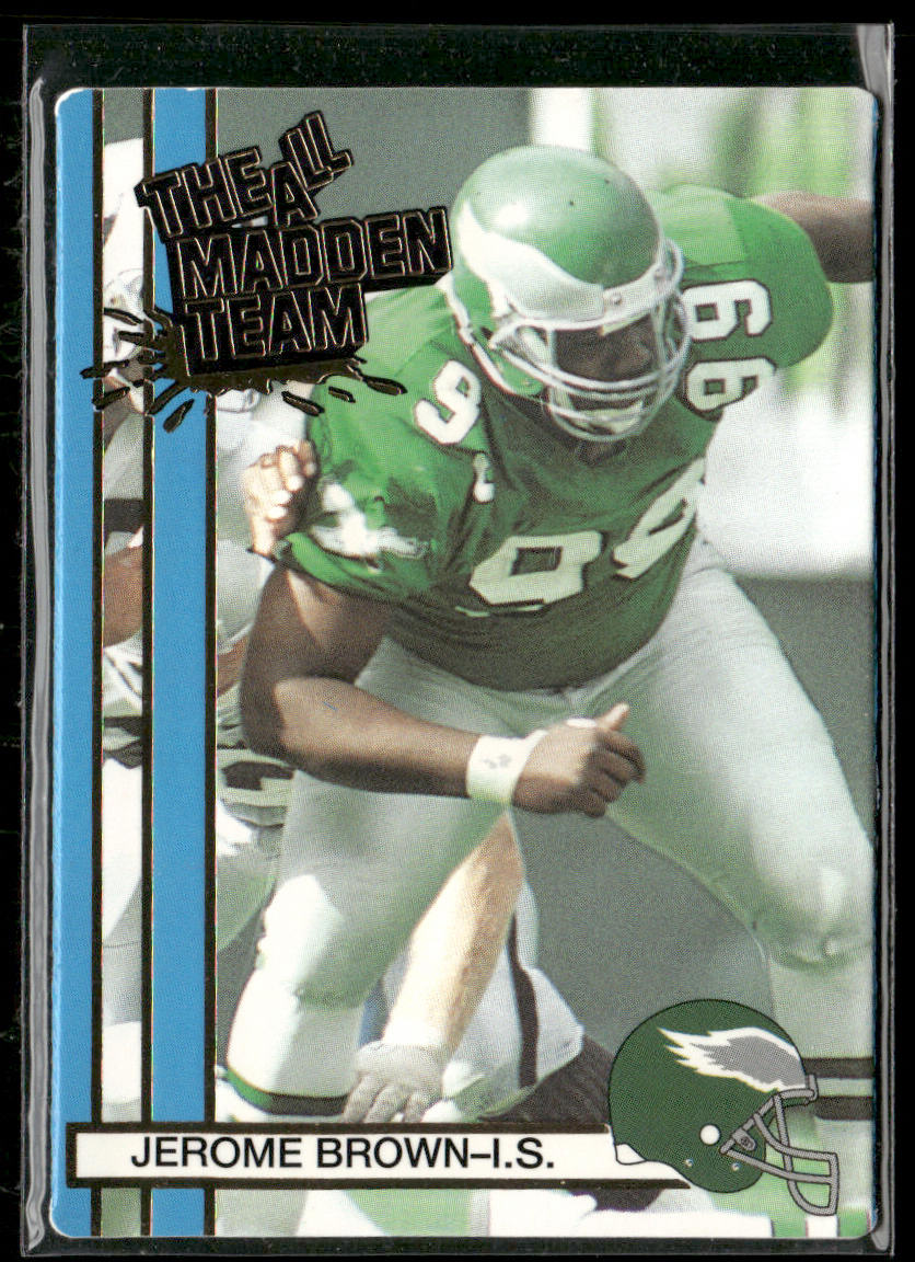 Jerome Brown 1990 Action Packed All-Madden #40 Philadelphia Eagles