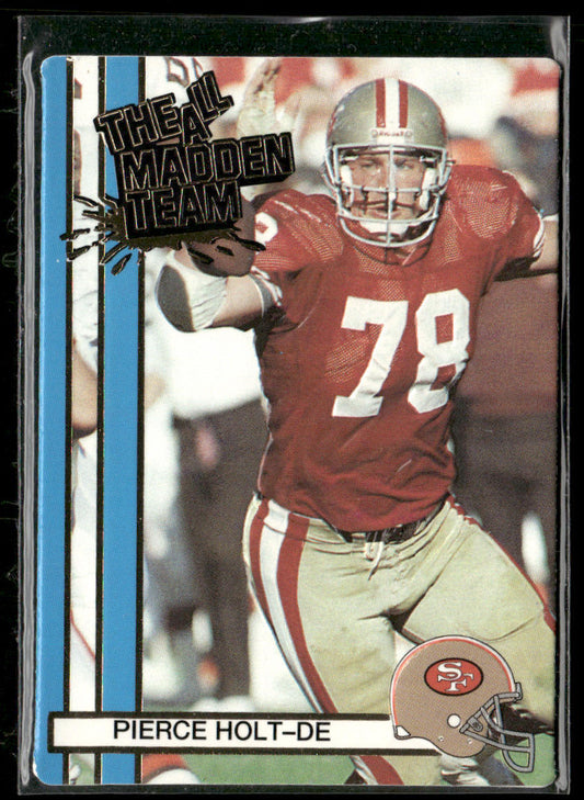 Pierce Holt 1990 Action Packed All-Madden #39 San Francisco 49ers