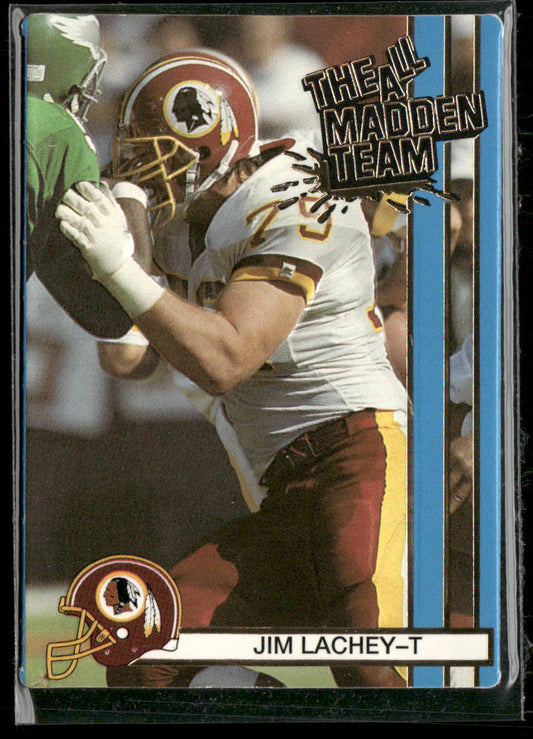 Jim Lachey 1990 Action Packed All-Madden #36 Washington Redskins