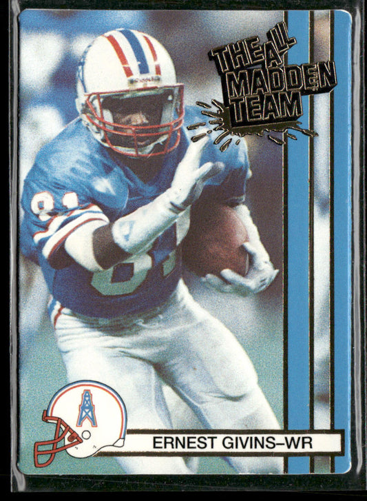 Ernest Givins 1990 Action Packed All-Madden #34 Houston Oilers