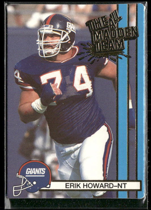Erik Howard 1990 Action Packed All-Madden #33 New York Giants