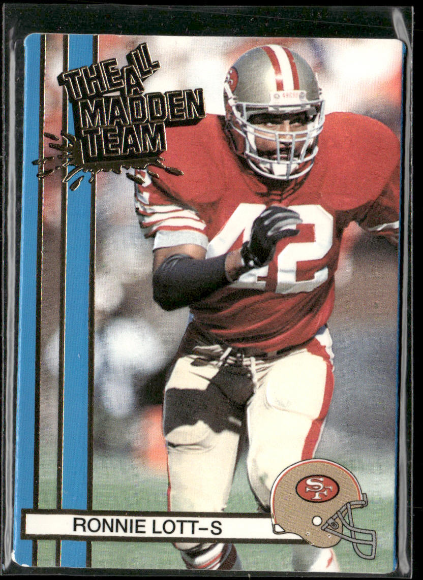 Ronnie Lott 1990 Action Packed All-Madden #32 San Francisco 49ers