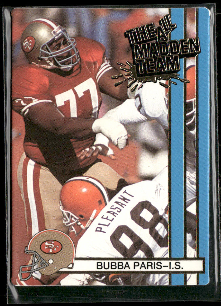 Bubba Paris 1990 Action Packed All-Madden #31 San Francisco 49ers