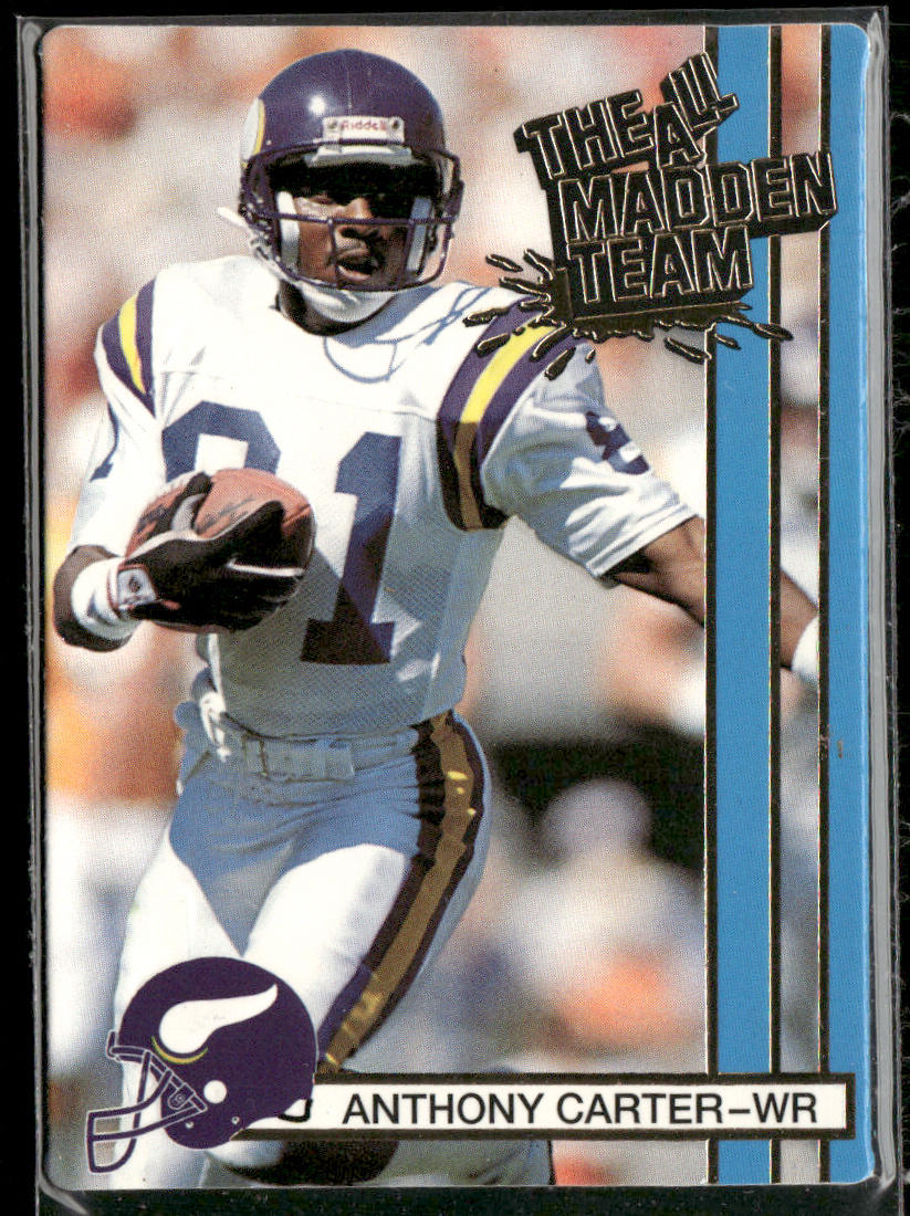 Anthony Carter 1990 Action Packed All-Madden #30 Minnesota Vikings