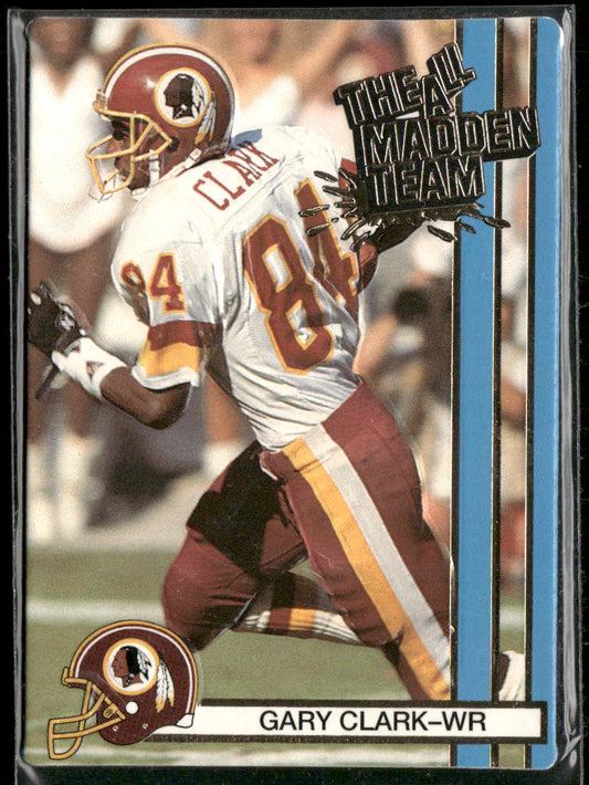 Gary Clark 1990 Action Packed All-Madden #29 Washington Redskins