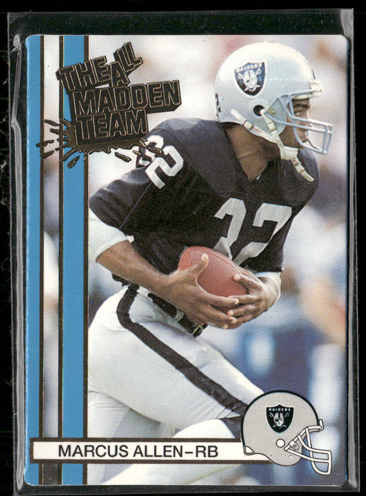 Marcus Allen 1990 Action Packed All-Madden #28 Los Angeles Raiders