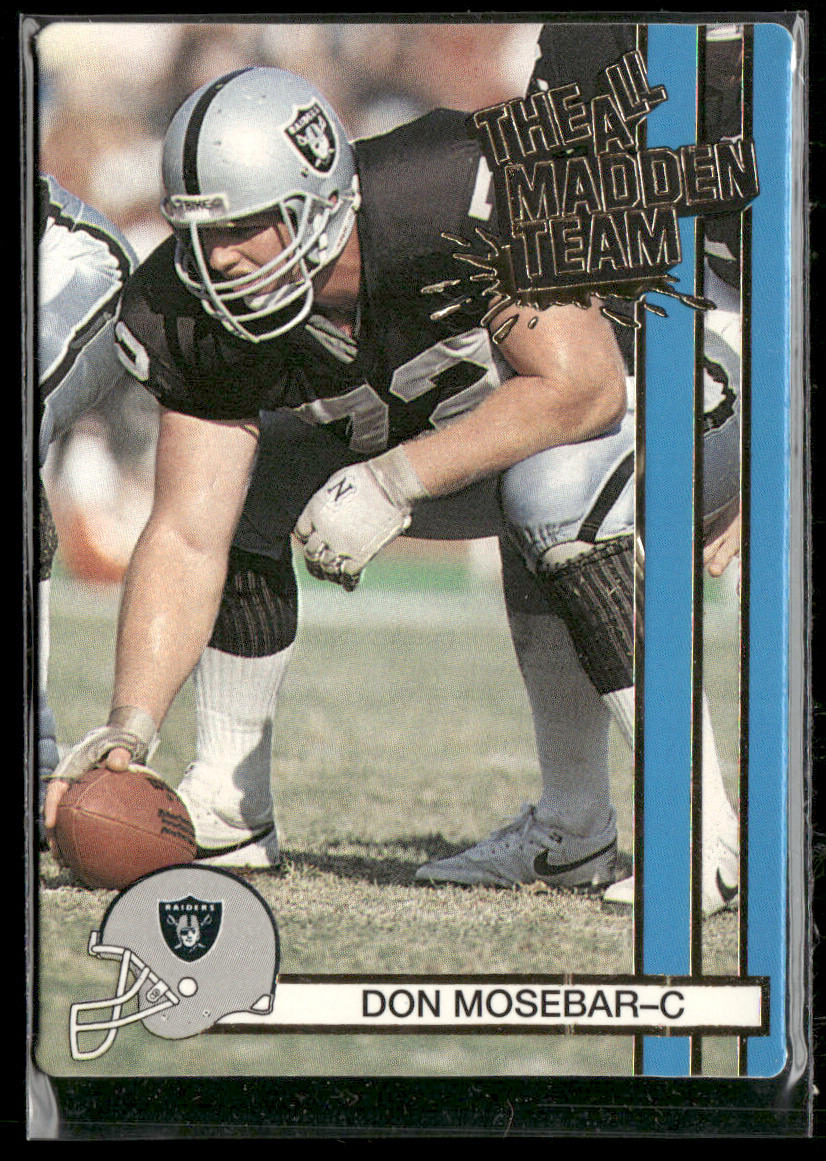 Don Mosebar 1990 Action Packed All-Madden #22 Los Angeles Raiders