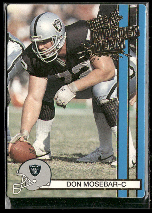 Don Mosebar 1990 Action Packed All-Madden #22 Los Angeles Raiders