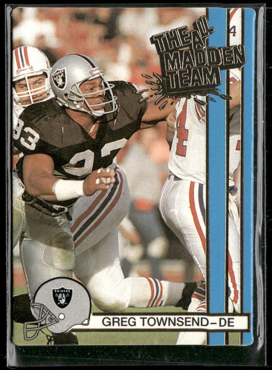 Greg Townsend 1990 Action Packed All-Madden #20 Los Angeles Raiders