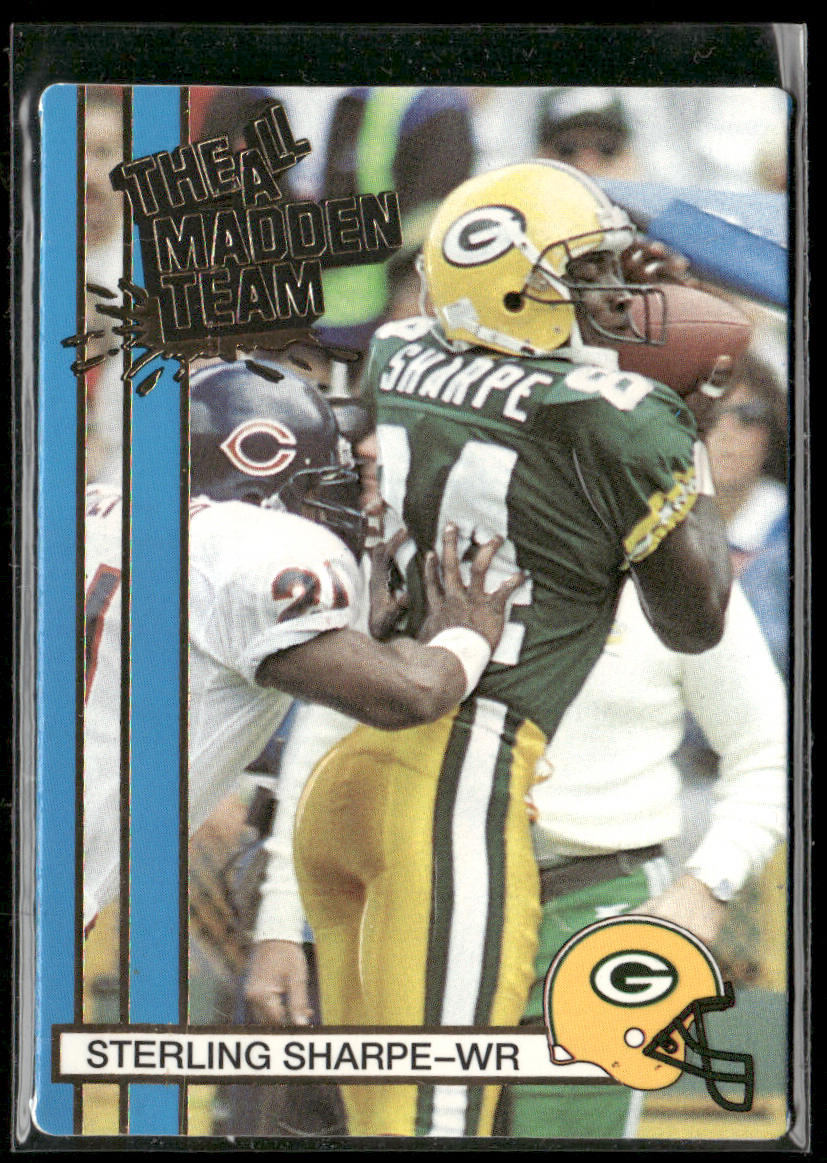 Sterling Sharpe 1990 Action Packed All-Madden #13 Green Bay Packers