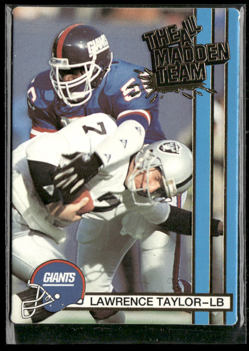 Lawrence Taylor 1990 Action Packed All-Madden #12 New York Giants