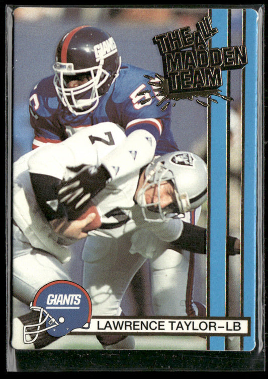 Lawrence Taylor 1990 Action Packed All-Madden #12 New York Giants