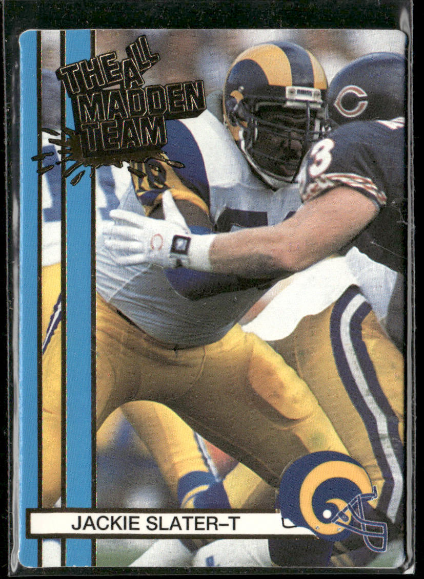 Jackie Slater 1990 Action Packed All-Madden #10 Los Angeles Rams