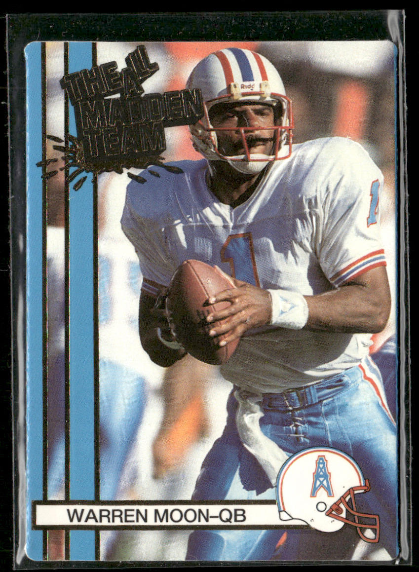 Warren Moon 1990 Action Packed All-Madden #8 Houston Oilers