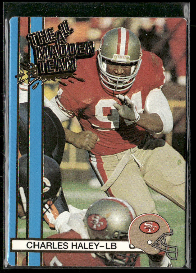 Charles Haley 1990 Action Packed All-Madden #3 San Francisco 49ers