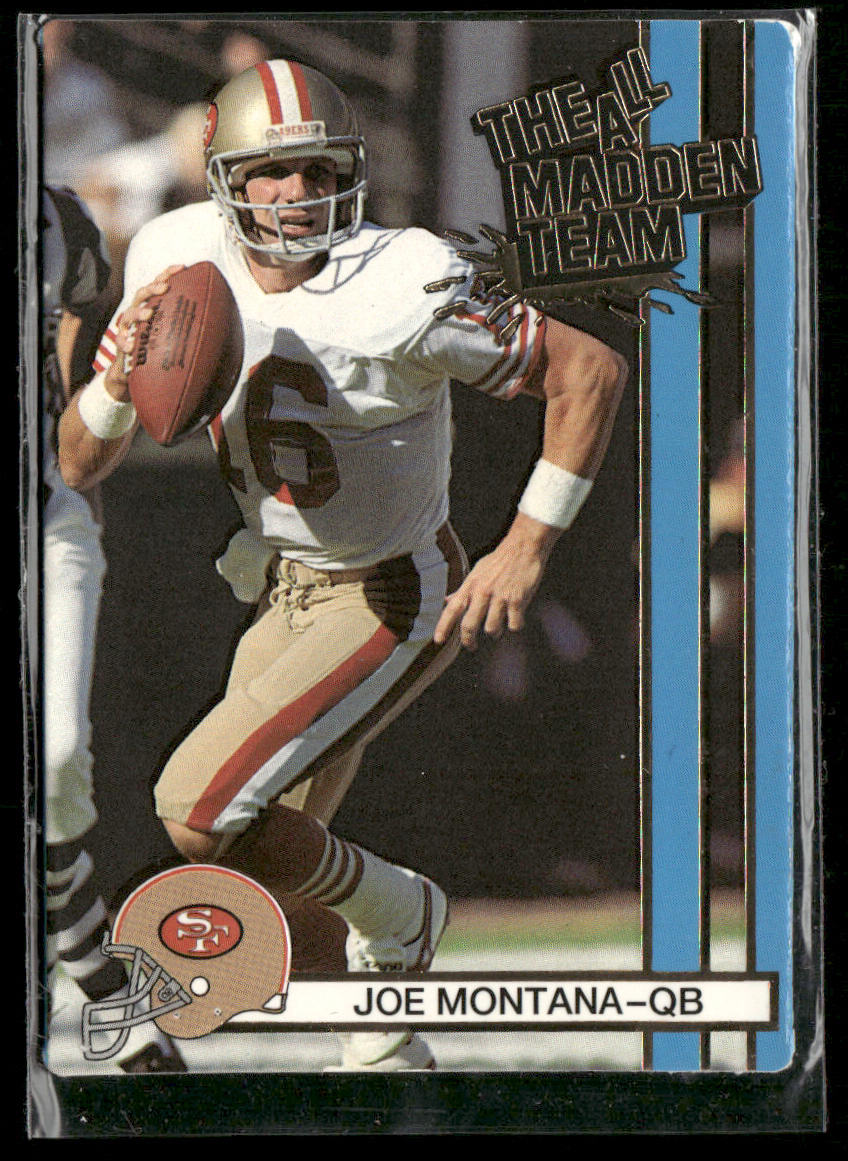 Joe Montana 1990 Action Packed All-Madden #1 San Francisco 49ers