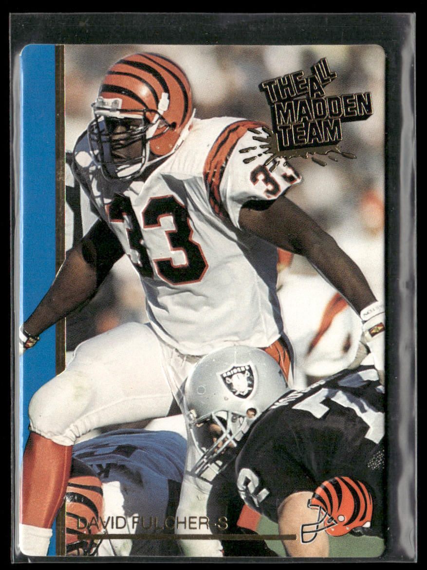 David Fulcher 1991 Action Packed All-Madden #25 Cincinnati Bengals