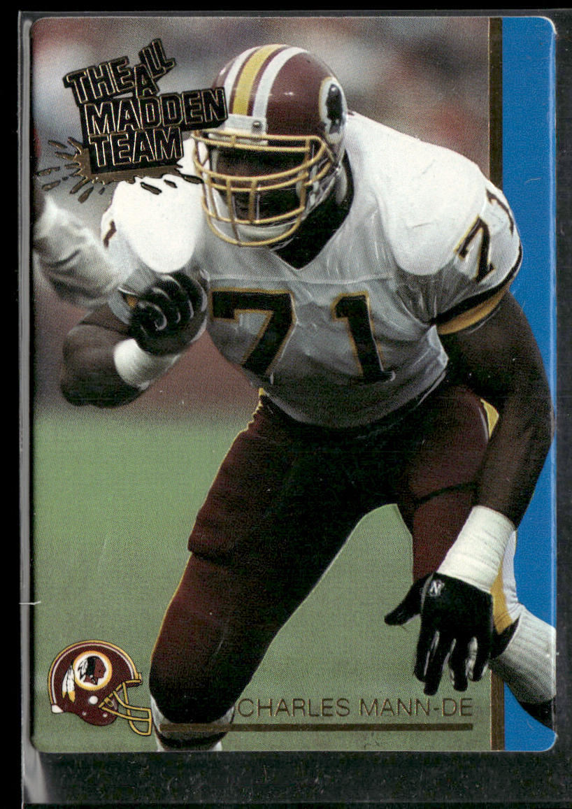 Charles Mann 1991 Action Packed All-Madden #17 Washington Redskins