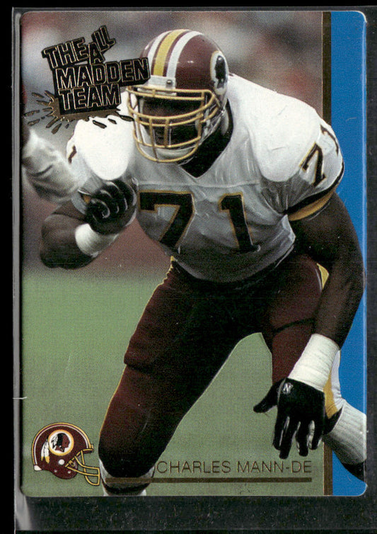 Charles Mann 1991 Action Packed All-Madden #17 Washington Redskins