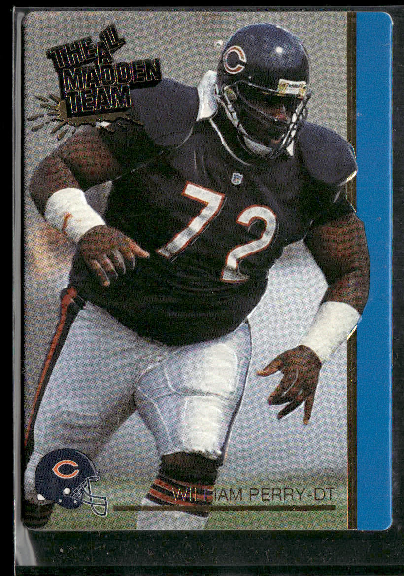 William Perry 1991 Action Packed All-Madden Madden - 24K Gold #16G Chicago Bears