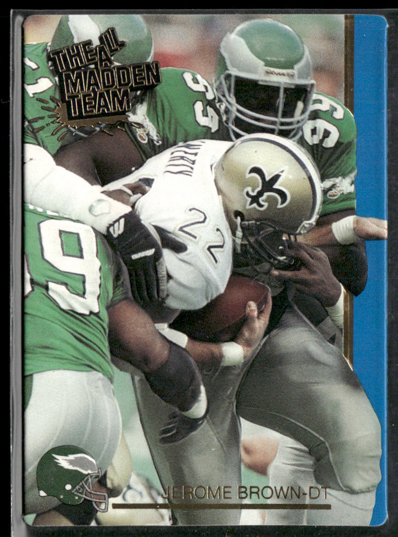 Jerome Brown 1991 Action Packed All-Madden #15 Philadelphia Eagles
