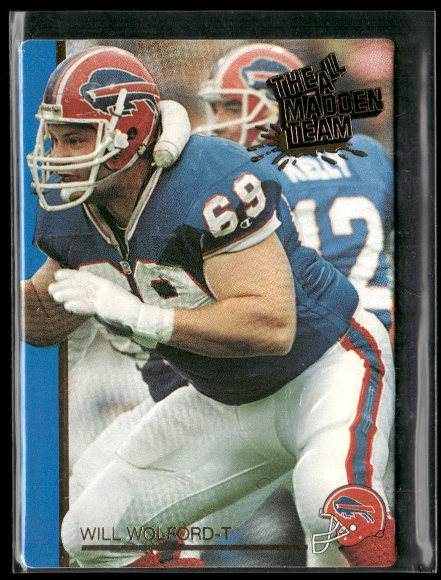 Will Wolford 1991 Action Packed All-Madden #13 Buffalo Bills
