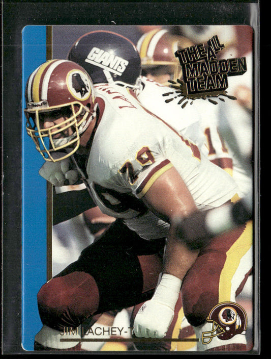 Jim Lachey 1991 Action Packed All-Madden #10 Washington Redskins