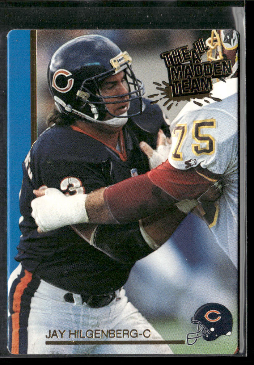 Jay Hilgenberg 1991 Action Packed All-Madden #5 Chicago Bears