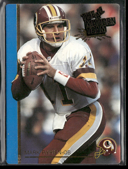 Mark Rypien 1991 Action Packed All-Madden #1 Washington Redskins