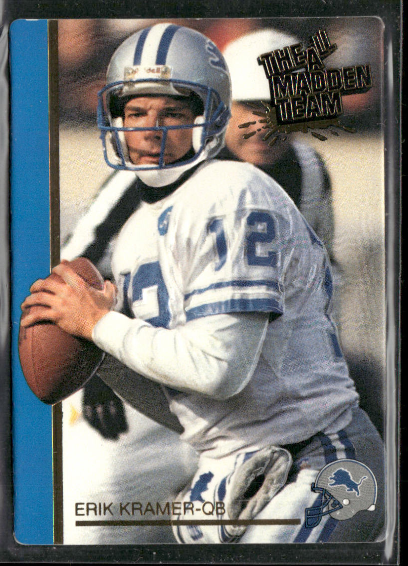 Erik Kramer 1991 Action Packed All-Madden #2 Detroit Lions