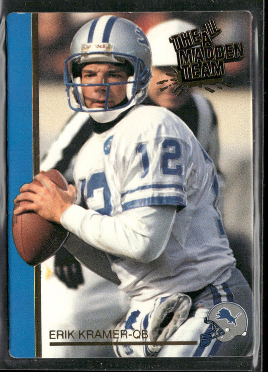 Erik Kramer 1991 Action Packed All-Madden #2 Detroit Lions